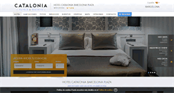 Desktop Screenshot of cataloniabcnplaza.com